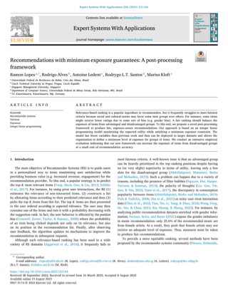 Cover - Minimum item exposure guarantees