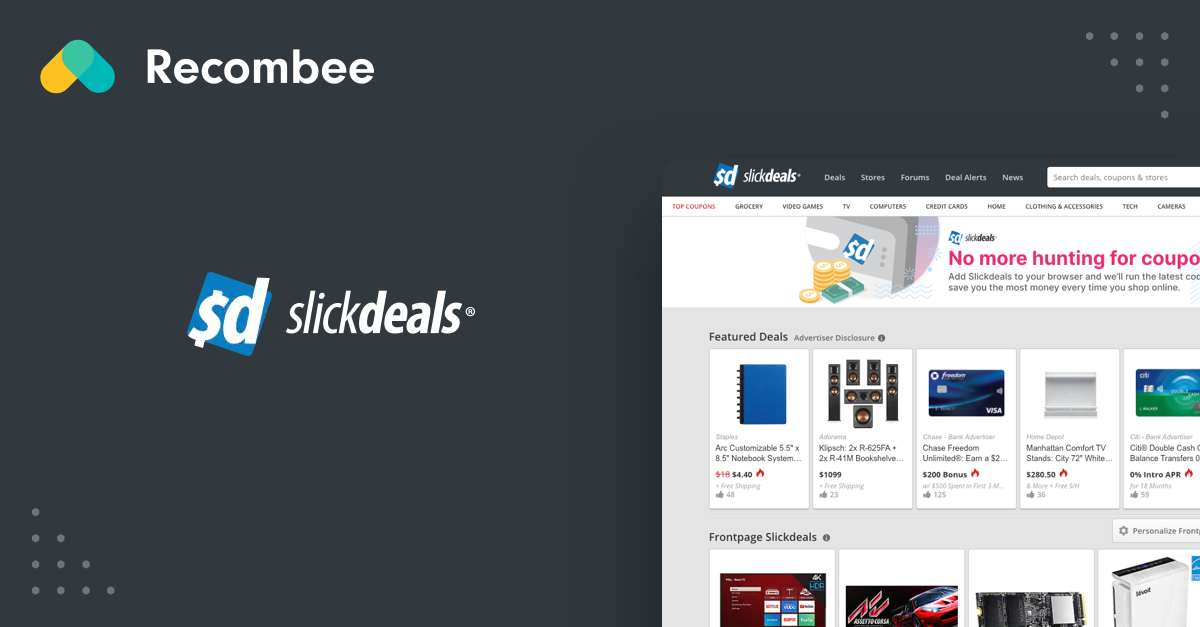 Slickdeals Boosts CTR With Personalized Recommendations